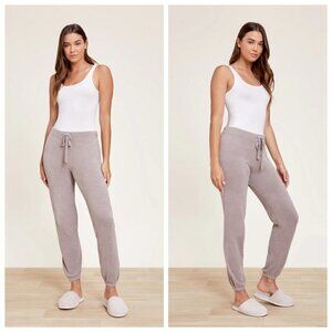 💕BAREFOOT DREAMS💕 CozyChic Ultra Lite Track Pant ~ Beach Rock Large L NWT